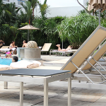 stainless steel batyline loungers resort